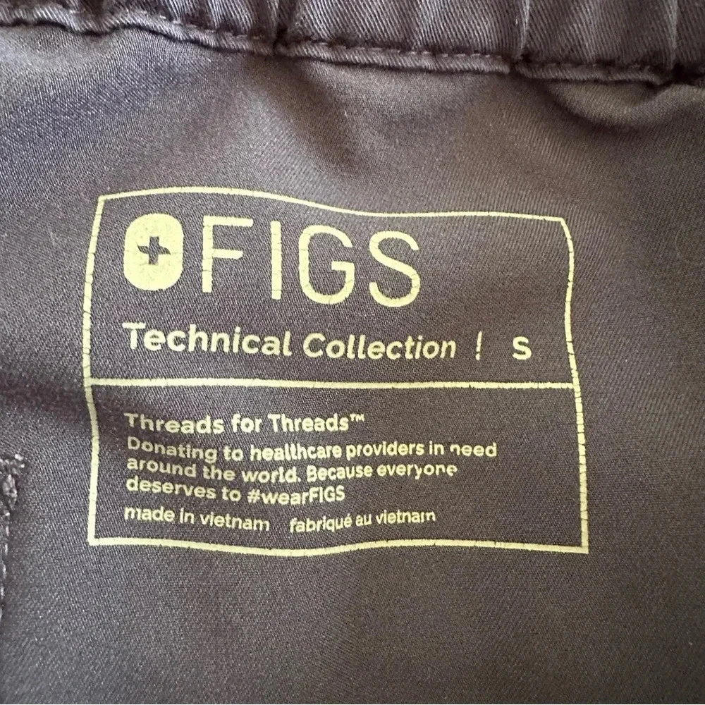 Figs Mens Small Navy‎ Blue Pisco Basic Technical Scrub Pants FM4500 Scrubs Work